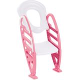 Dolu Roze Toilettrainer met Trapje 7250