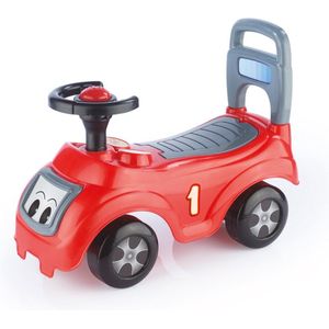 Dolu Sit 'n Ride Rood/Zwart Loopauto 8020