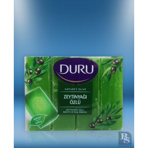 Duru Body Care Natural Olive Soap - 4 x 150 gram (600 gram) - vegan Olijfzeep - Marseille olijf zeep - Nature's Olive