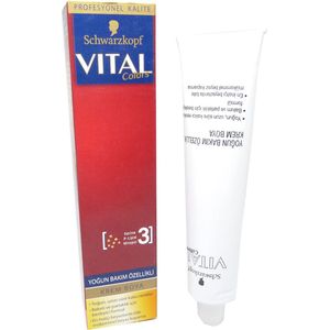 Schwarzkopf Vital Colors Permanente haarkleuring crème 60ml - 08-00 Light Auburn / Hell Auburn