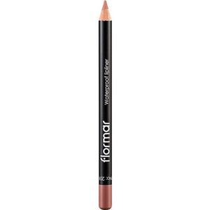 Flormar - Waterproof Lipliner - Lipliner - 1.14 g - Natuurlijk Nude