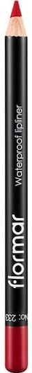 Flormar - Waterproof Lipliner - Tint 233 Dramatic Red - 1.14 g