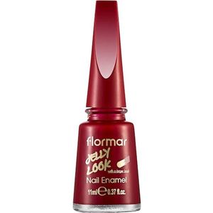 Flormar - Jelly Look Nail Enamel - Nagellak - 05 Fire Red - 11 ml