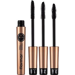 Flormar - Triple Action - Mascara - 8 ml - Zwart