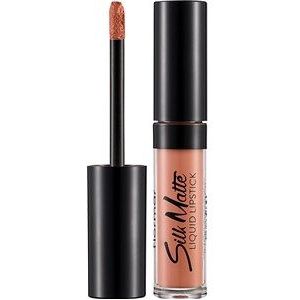 Flormar Lippen Make-up Lippenstift Silk Matte Liquid Lipstick 007 Claret Red