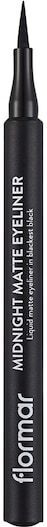 Flormar - Midnight Matte Eyeliner - Eyeliner - Zwart - 1,2 ml