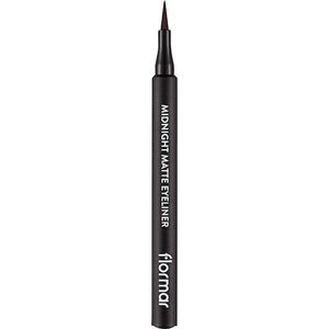 Flormar - Midnight Matte Eyeliner - Eyeliner - Bruin - 1 ml