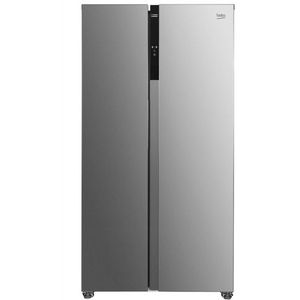 Side by Side koelkast - BEKO - GNO5323XPN - Geventileerd koud - Klasse D - 532 L - 177 x 91 x 67 cm - RVS