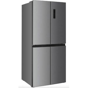 Beko GNO46623MXPN, Vrijstaand, Amerikaanse deur, Roestvrijstaal, 4 deur(en), Knoppen, Touch, LED