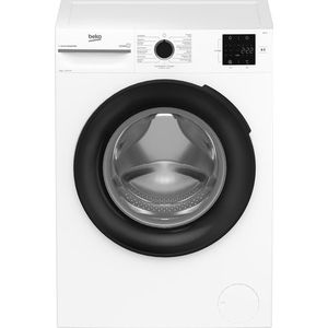 Beko b100 BM1WFU3842W wasmachine Voorbelading 8 kg 1400 RPM Zwart, Wit