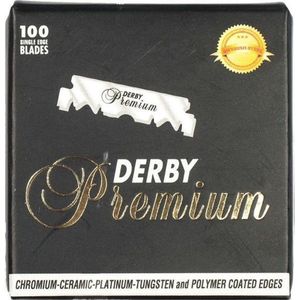 Derby Premium Single Edge Blades - 100 pcs - Losse scheermesjes 100 stuks
