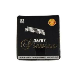Derby Premium Enkelzijdige Scheermesjes, 100 stuks