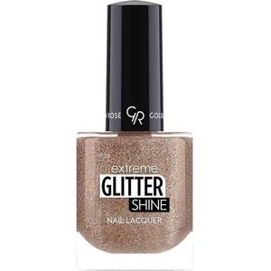 Golden Rose Extreme Glitter Shine Nail Color - Glitter goud nagellak 206 - Sneldrogend & glanzend