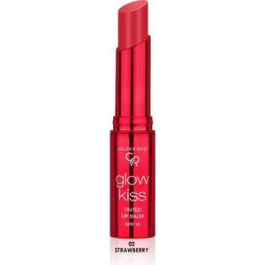 Golden Rose - Glow Kiss Tinted Lip Balm 02 - Strawberry - Hyaluronzuur