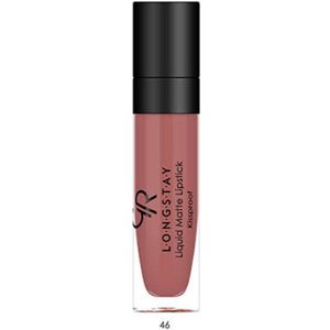 Golden Rose - Longstay Liquid Matte Lipstick 46 - Nude - Kissproof