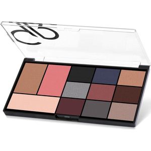 Golden Rose City Style Face & Eye Palette 02 Smokey Oogschaduw, bush, highlighter MIX pallet