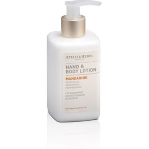 Atelier Rebul Mandarine - Hand & Body Lotion (250ml) - Frisse & Fruitige Geur - Hydraterend - Voor alle Huidtypes