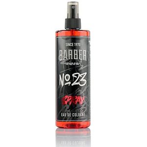 BARBER MARMARA No.23 Eau de Cologne Spray Herren GRAFITTI 1x 400ml | after shave herren | Duftwasser | Rasierwasser Männer | Barber Herrendüfte | Bodyspray - Barbershop - Friseur Kolonya | Parfume