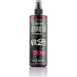 BARBER MARMARA No.25 Eau de Cologne GRAFITTI Spray voor heren, 1 x 400 ml, aftershave voor mannen, parfum voor mannen, barber, lichaamsspray, kapper, Kolonya, geuren