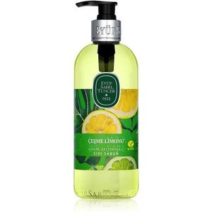Eyüp Sabri Tuncer – Cesme Citroen – Met 100 % Natuurlijke Olijfolie – Handzeep Met Pomp – 500 ML/ 100% Vegan - Glutenvrij