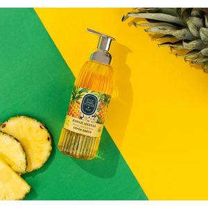 Eyüp Sabri Tuncer – Hawaii Ananas Met 100 % natuurlijke Olijfolie – Schuimzeep Met Pomp – 500 ML - 100% Vegan - Glutenvrij