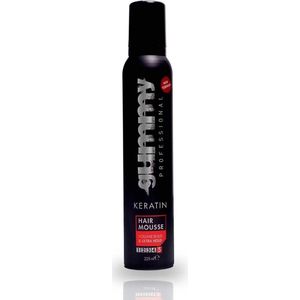 Gummy professional - HAIR MOUSSE - volume build & ultra hold - keratin