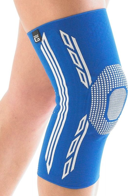 Airflow Plus stabiliserende knie support met siliconen patella kussen - X-large - Neo G