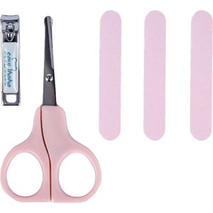 Sevibaby - 3-delige Baby Manicureset - Roze - Inclusief Nagelknipper en Schaartje