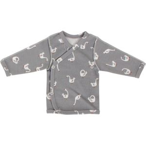 Sevibaby - Overslagtruitje - Grijs - Katoen - Design: Swan