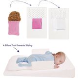 Sevibaby - Multifunctioneel Hellend Steunkussen - Grijs - Kersenpittenkussentje