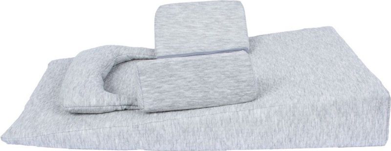 Sevibaby - Multifunctioneel Hellend Steunkussen - Grijs - Kersenpittenkussentje