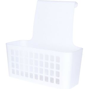 Badkamerrekje - Wit - douche opbergmandje - hangend - 26 x 23.5 x 12 cm - badkamer - organizer - opb