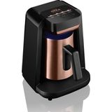 Arzum OKKA RICH SPIN M Türkische Kaffeemaschine, Kaffeekanne Edelstahl 700W Bronze