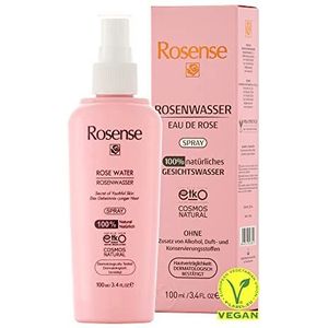 Rosense - Rozenwater Spray - 100ml - Natuurlijke Ingrediënten
