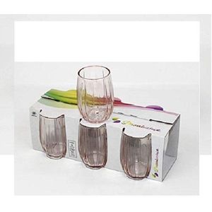 Pasabahce Linka - Roze Shotglazen - Set van 6 - 115 ml