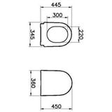 Toiletbril Vitra Nest Softclose en Quickrelease Toiletzitting Wit
