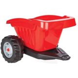 Pilsan Anhänger für Kindertraktor 07317 Active, bis 35 kg belastbar, ab 3 Jahren rot
