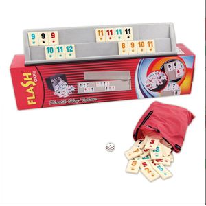VIP Houten houten Rummy Set Okey met melamine stenen AHSAP