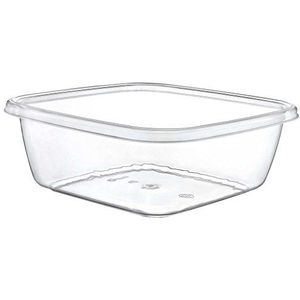 Maya Professional Tools 031102 waskom vierkant, 8 liter, transparant