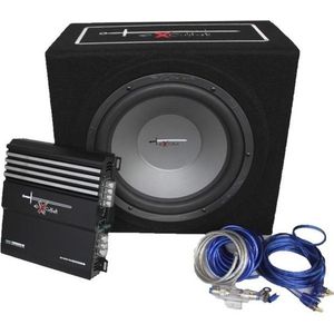 EXCALIBUR X3 pakket Active Subwoofer - 1000 W Versterker - Aansluitkabels