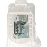 Afwas afdruiprek 2-Laags - wit - 51 x 28 x 35 cm - Afwasrek - kunststof - afwassen en drogen