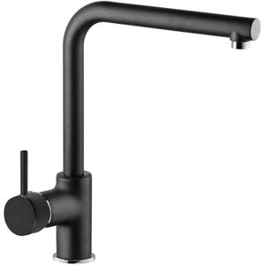 Wastafelkraan Sapho Inova Vrijstaande Mengkraan 31.5cm Mat Zwart