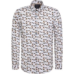 Gabbiano - Overhemd - Wit - Katoen/Lycra