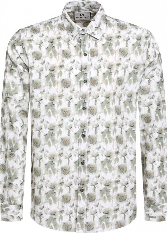 Gabbiano - Overhemd - Cactus Green - 97% Katoen 3% Lycra