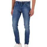 Gabbiano - Pacific - Heren Slim-fit Jeans - Mid Blue