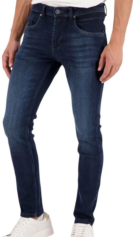 Gabbiano - Pacific - Heren Slim-fit Jeans - Dark Blue