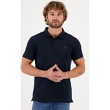Gabbiano Poloshirt Stretch Pique Polo Premium 234531 301 Navy Mannen