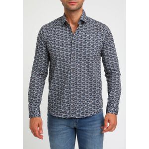 Gabbiano - 334539 - Overhemd - Navy - Katoen