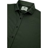 Overhemden - Donkergroen - 60% Katoen - 37% Polyester - 3% Elastaan