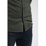 Overhemden - Donkergroen - 60% Katoen - 37% Polyester - 3% Elastaan